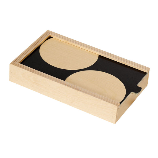 Negative dot domino set