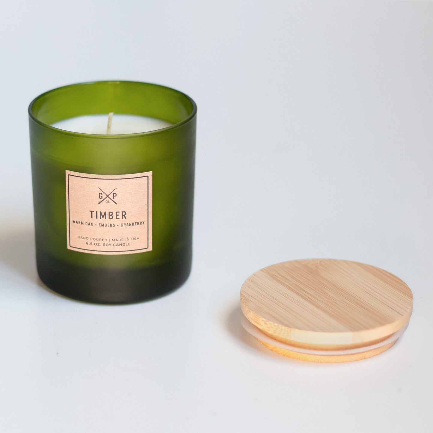 Timber 8.5 oz. Balsam + Feather Candle