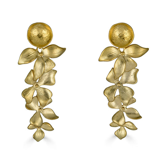 Cascading Orchid Earrings