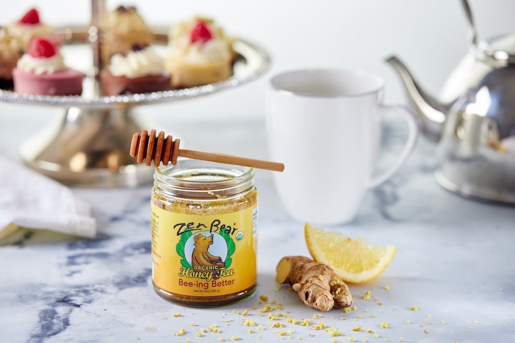 Organic Bee-ing Better Honey Tea – Immune-Boosting Lemon Ginger Blend