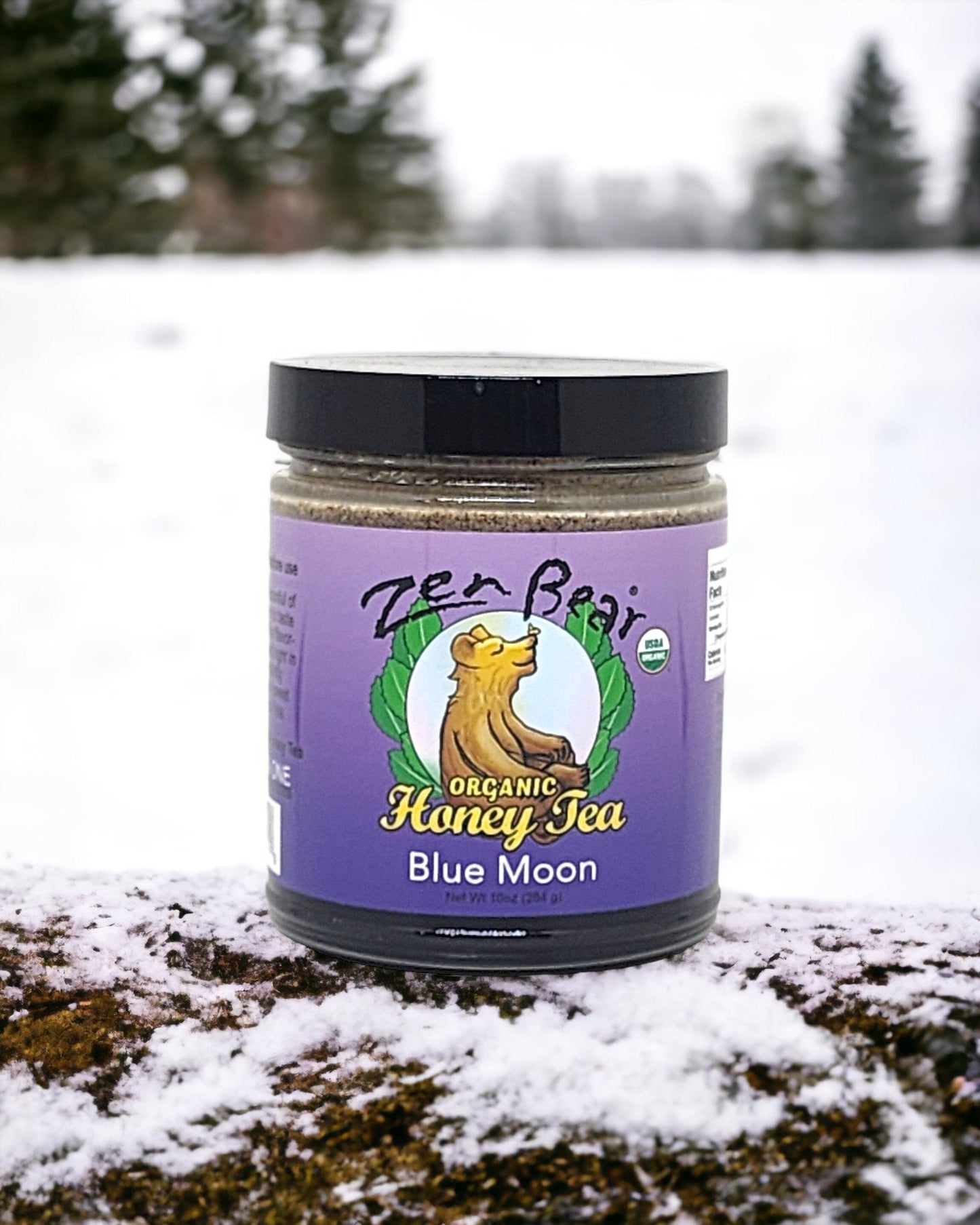 Blue Moon Honey Tea – Organic Blueberry Lavender Blend for Calm & Clarity (10 oz)