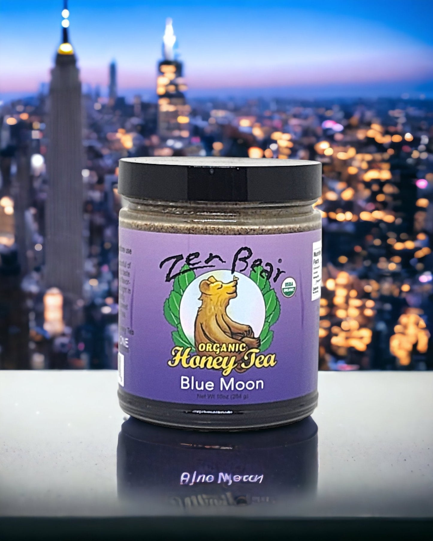 Blue Moon Honey Tea – Organic Blueberry Lavender Blend for Calm & Clarity (10 oz)