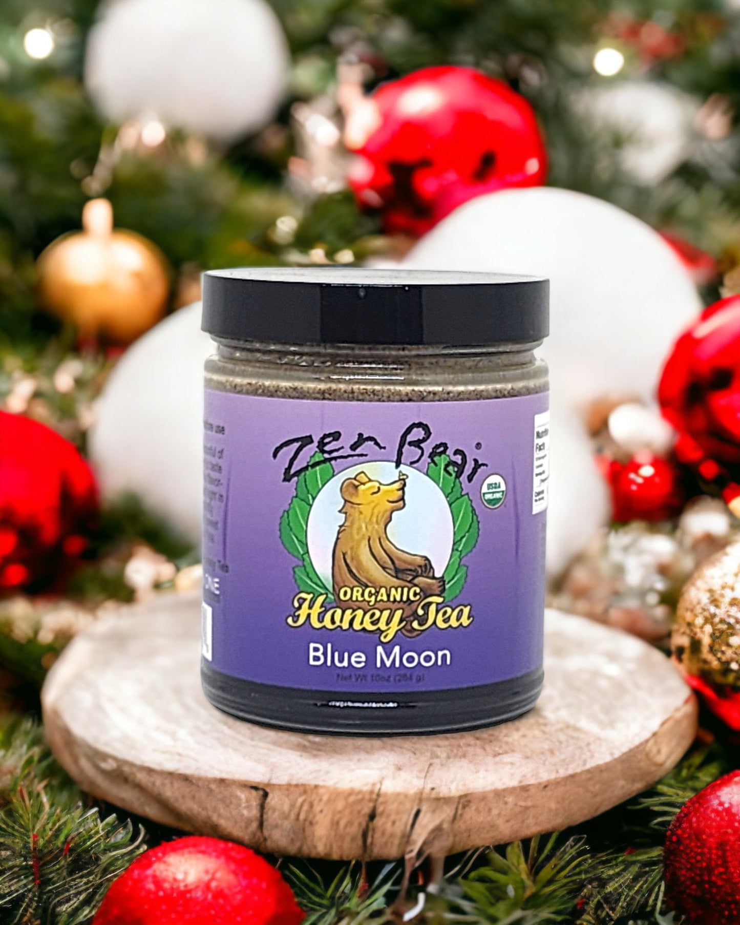 Blue Moon Honey Tea – Organic Blueberry Lavender Blend for Calm & Clarity (10 oz)