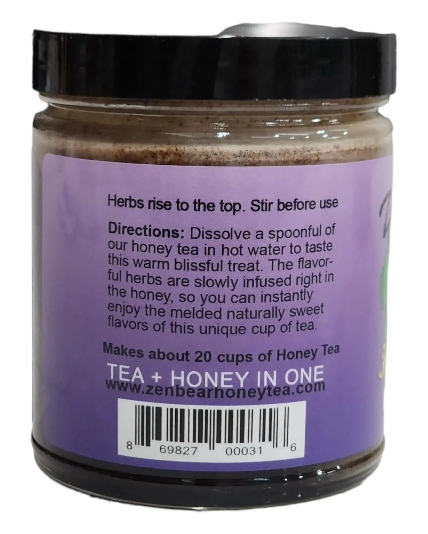 Blue Moon Honey Tea – Organic Blueberry Lavender Blend for Calm & Clarity (10 oz)