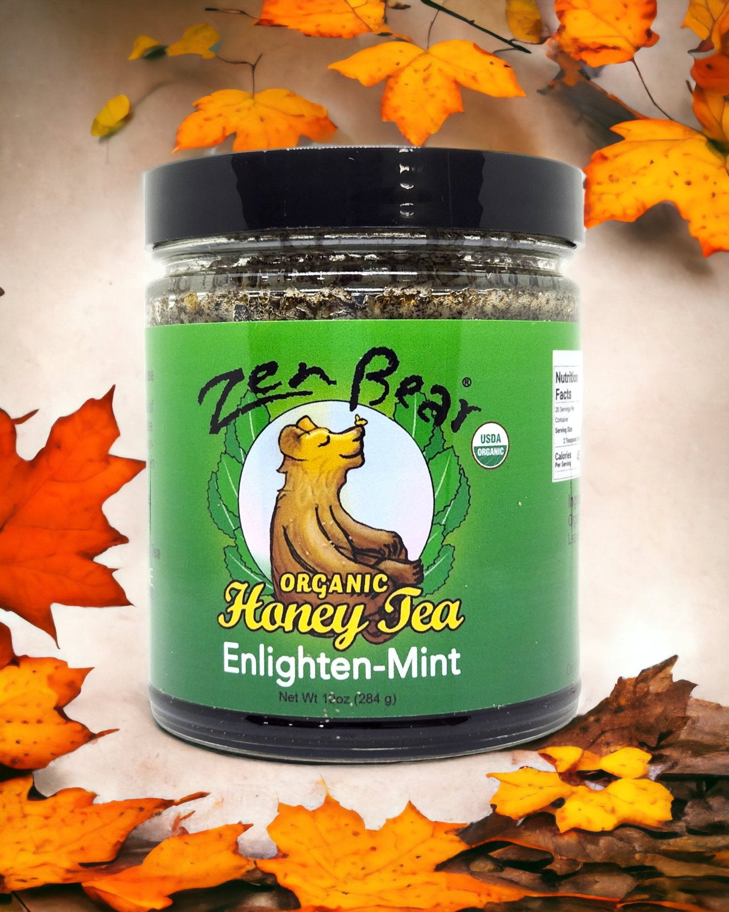 Enlighten Mint Honey Tea – Organic Mint Blend for Focus & Freshness (10 oz)