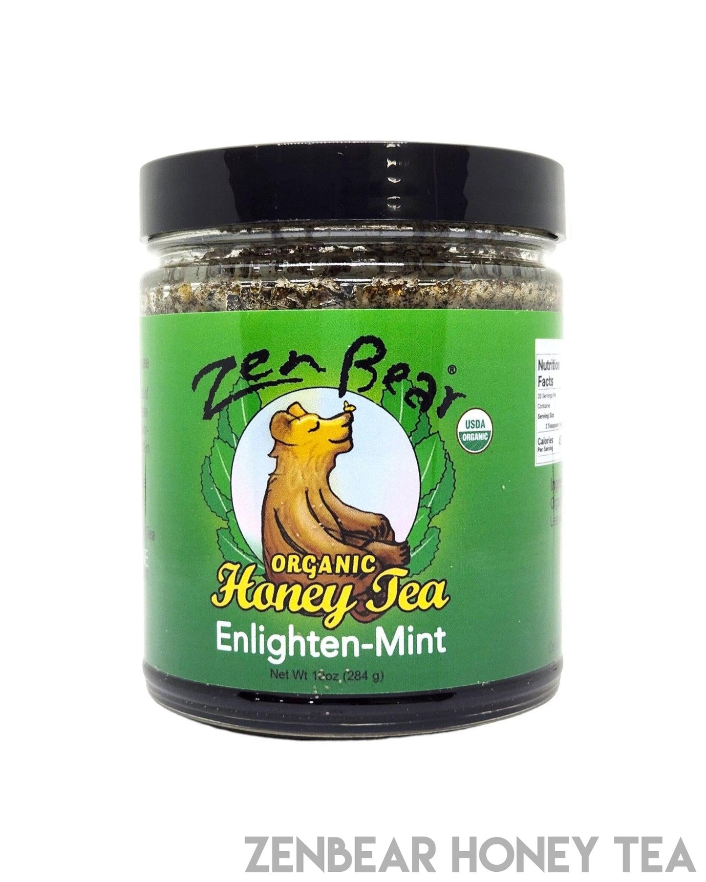 Enlighten Mint Honey Tea – Organic Mint Blend for Focus & Freshness (10 oz)