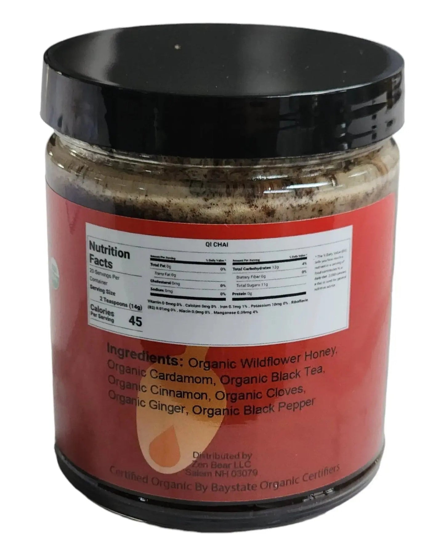 Qi Chai Honey Tea – Organic Spiced Blend for Energy & Balance (10 oz)