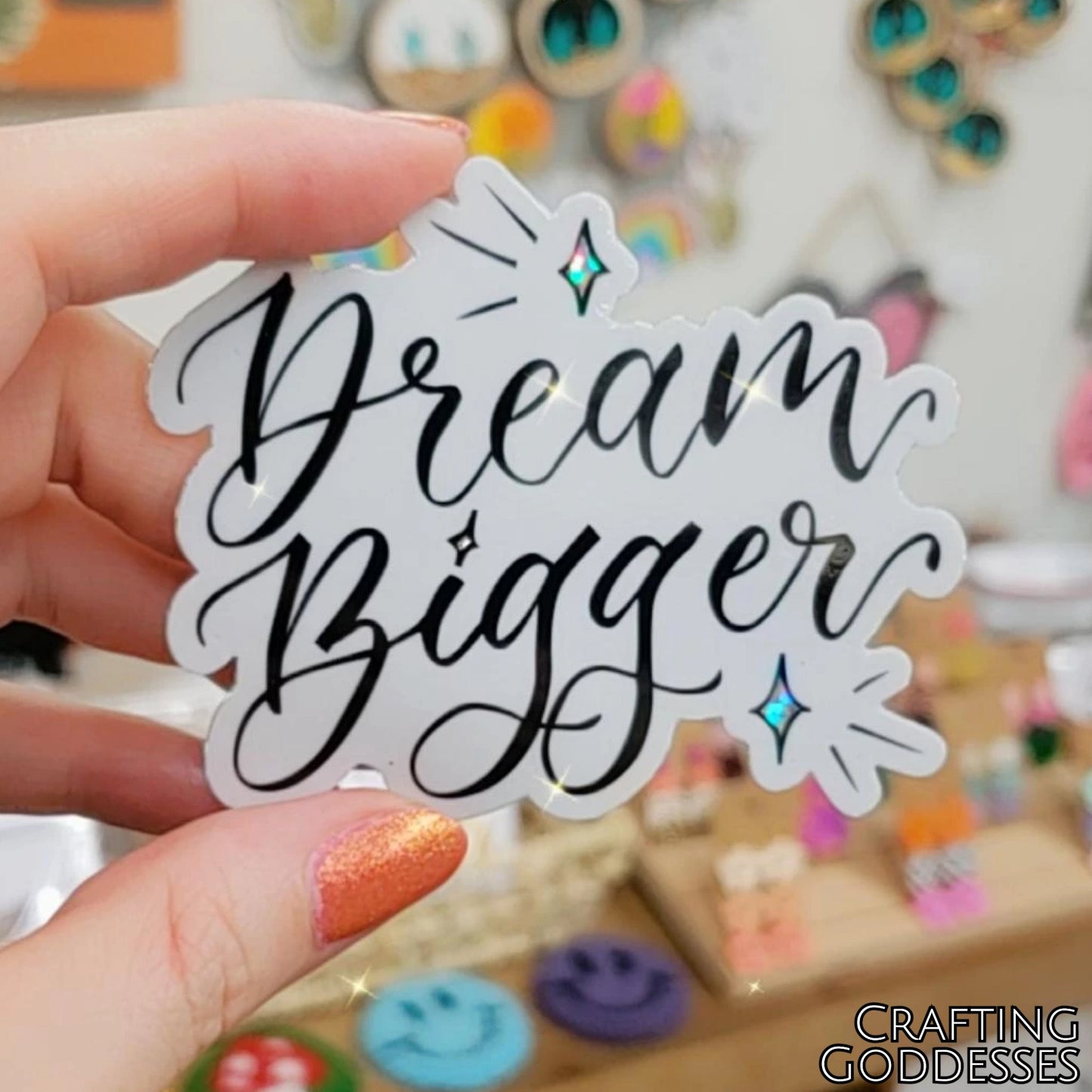 Sticker Exclusive - Dream Bigger Original Calligraphy