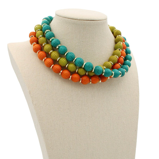 Bali Necklace - Orange