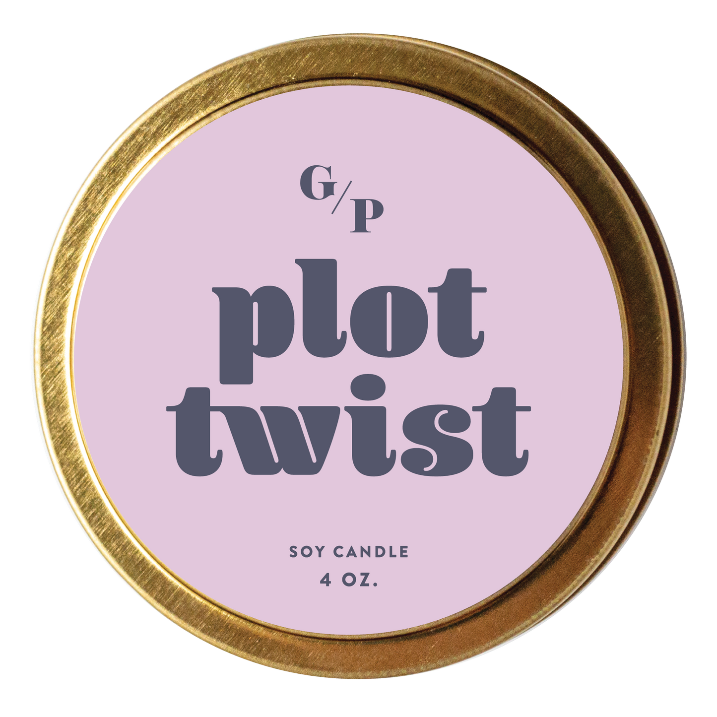 Plot Twist 4 oz. Just Because Candle Tin