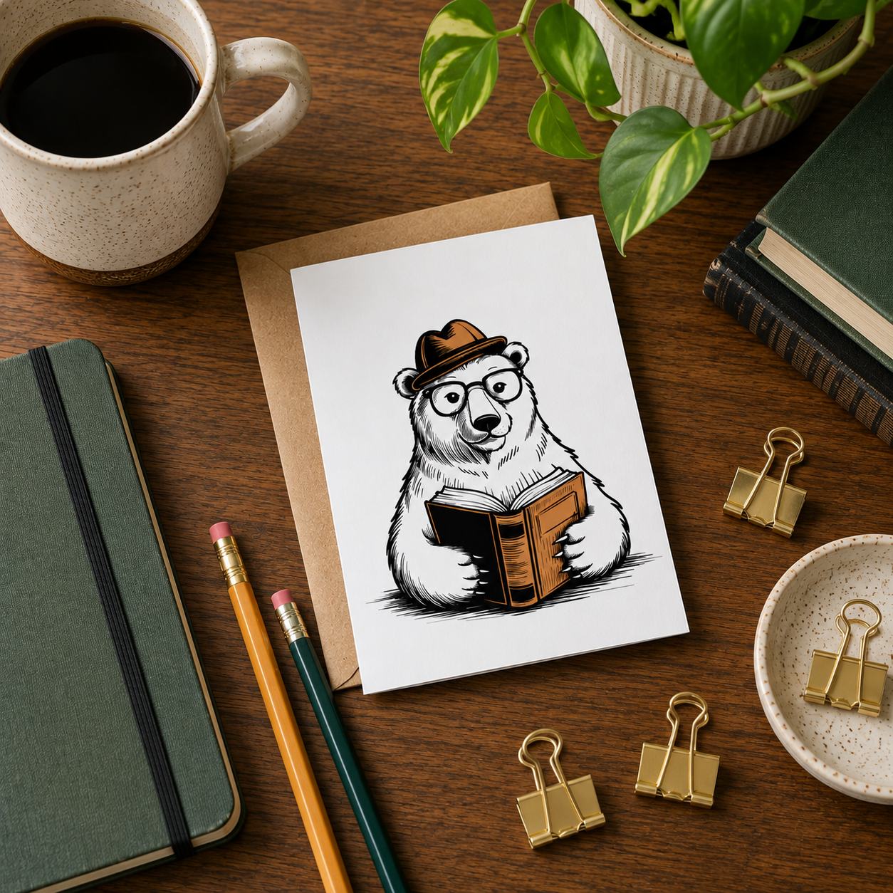 Polar Bear Greeting Card
