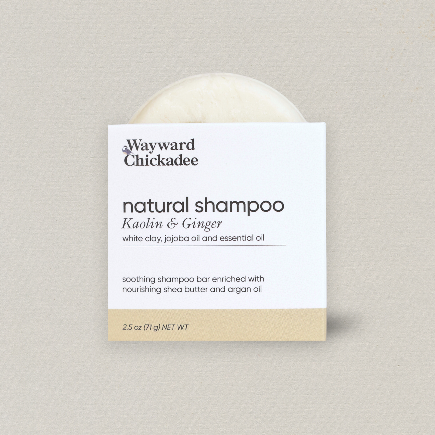 Kaolin & Ginger Soothing Solid Shampoo