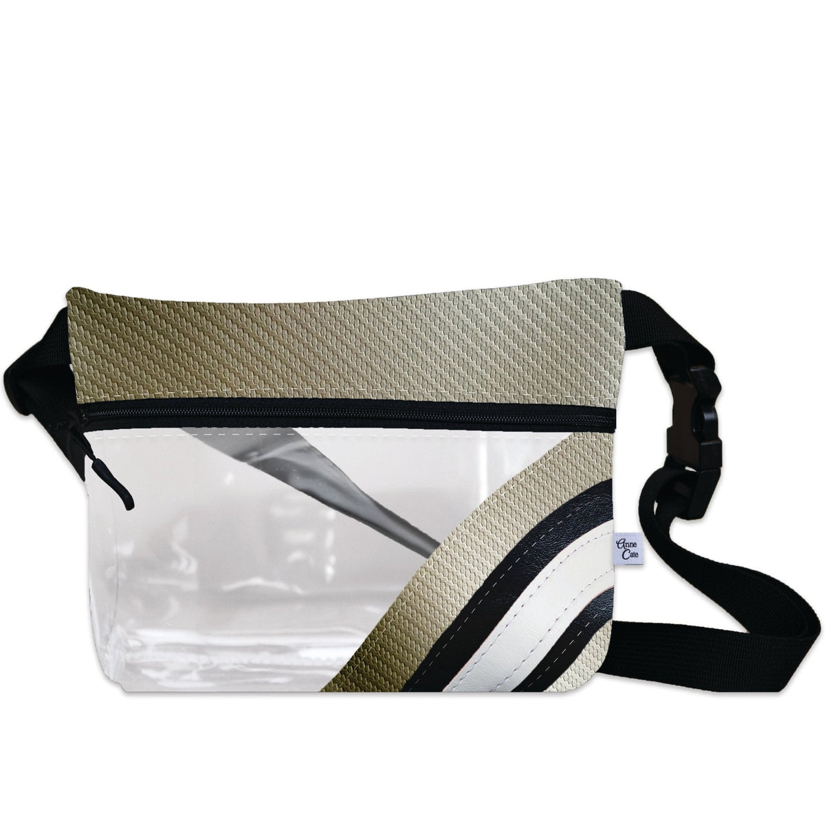 Football Stadium Clear Stripe Game Day Fanny Pack