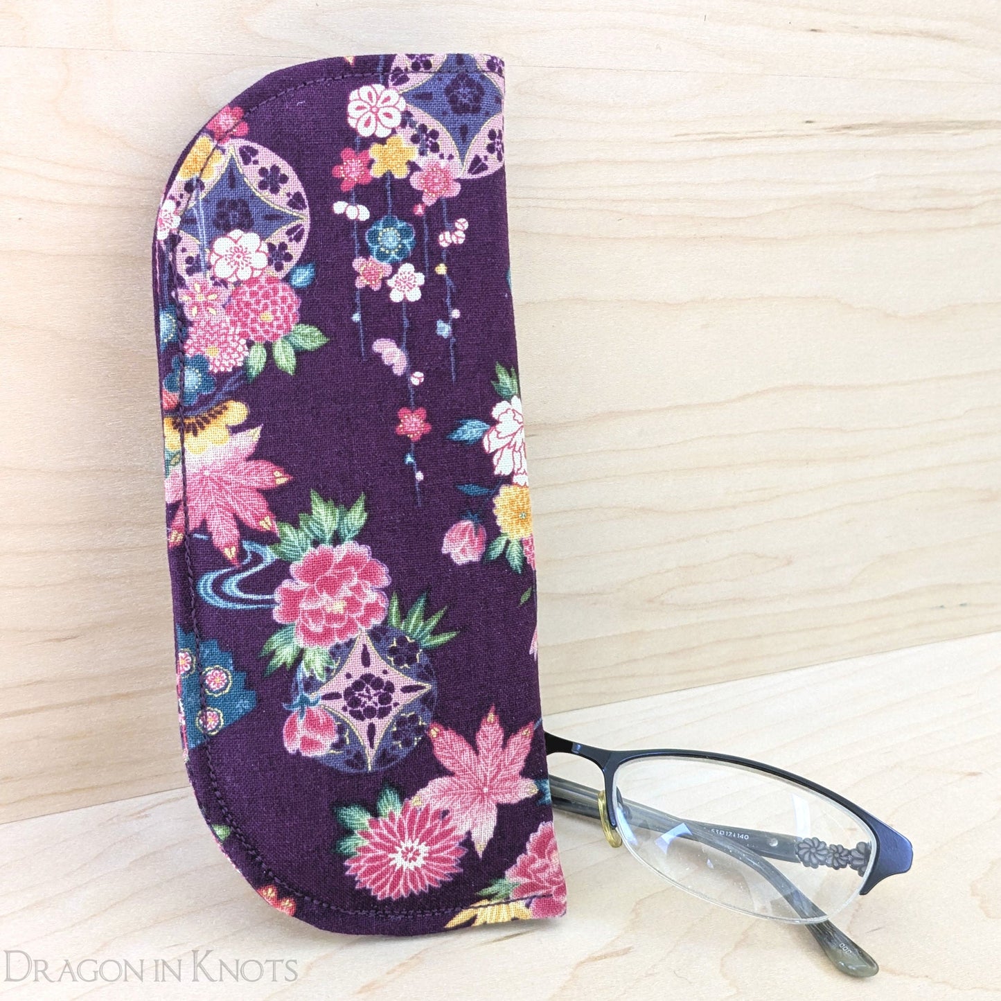 Purple Eyeglass Case - S M