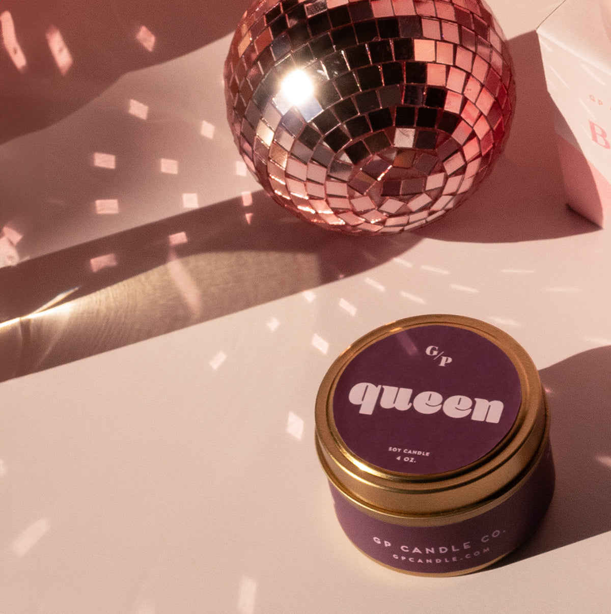 Queen 4 oz. Just Because Candle Tin