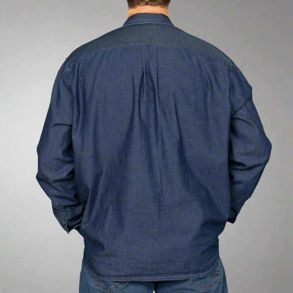 Chambray Button Up - Work Fit