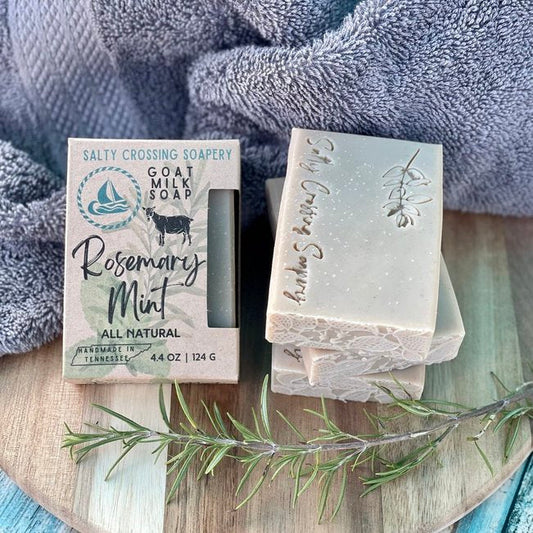 Rosemary Mint Soap Bar with Goat Milk