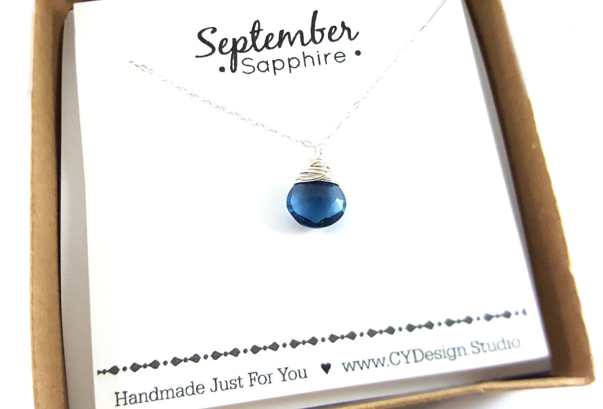 September Birthstone Necklace