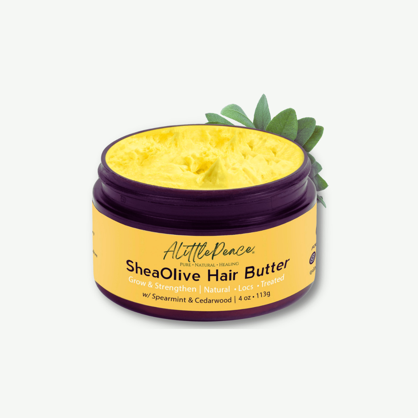 SheaOlive Hair Butter | Spearmint & Cedarwood