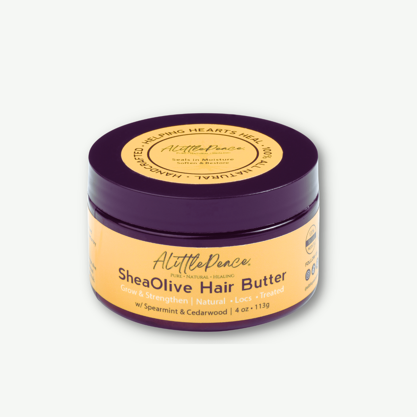 SheaOlive Hair Butter | Spearmint & Cedarwood