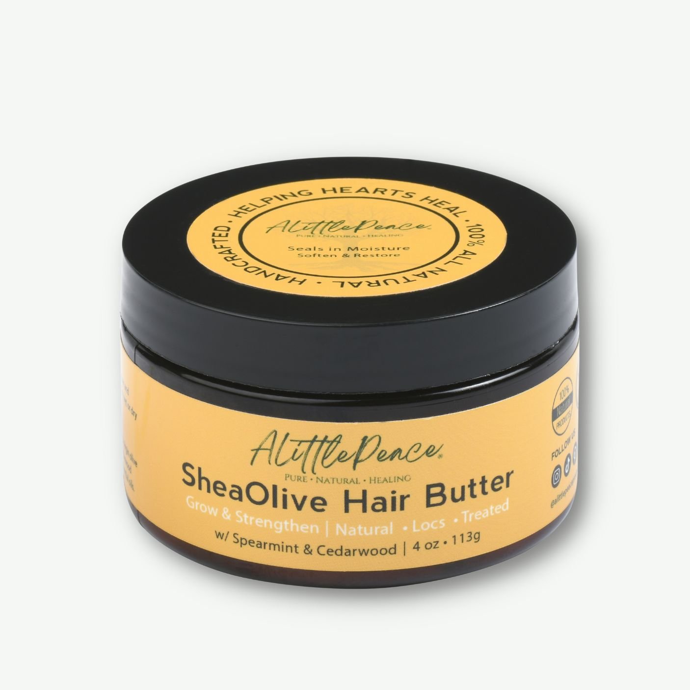 SheaOlive Hair Butter w/Spearmint & Cedarwood