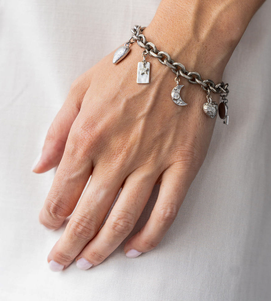 Silver Charm Bracelet