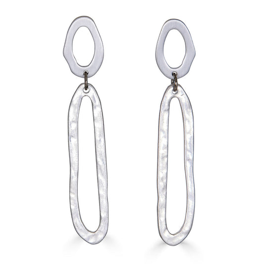 Silver Swirl Earrings