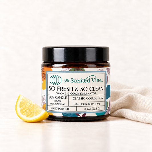 So Fresh & So Clean Candle (Smoke and Odor Eliminator) Soy Candle