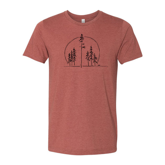 Speak for the Trees Tee - Rust