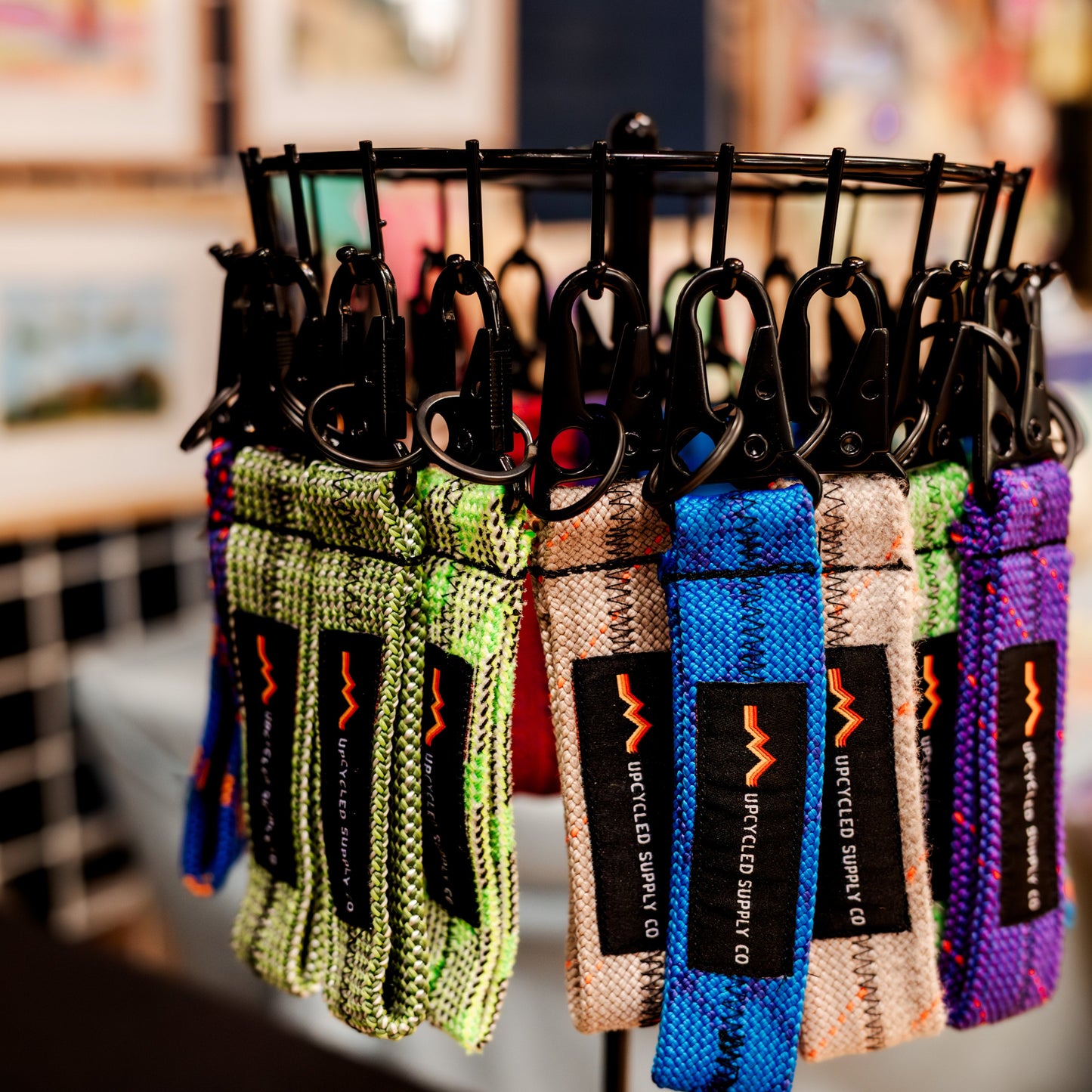Climbing Rope Keychain - Desert Sage