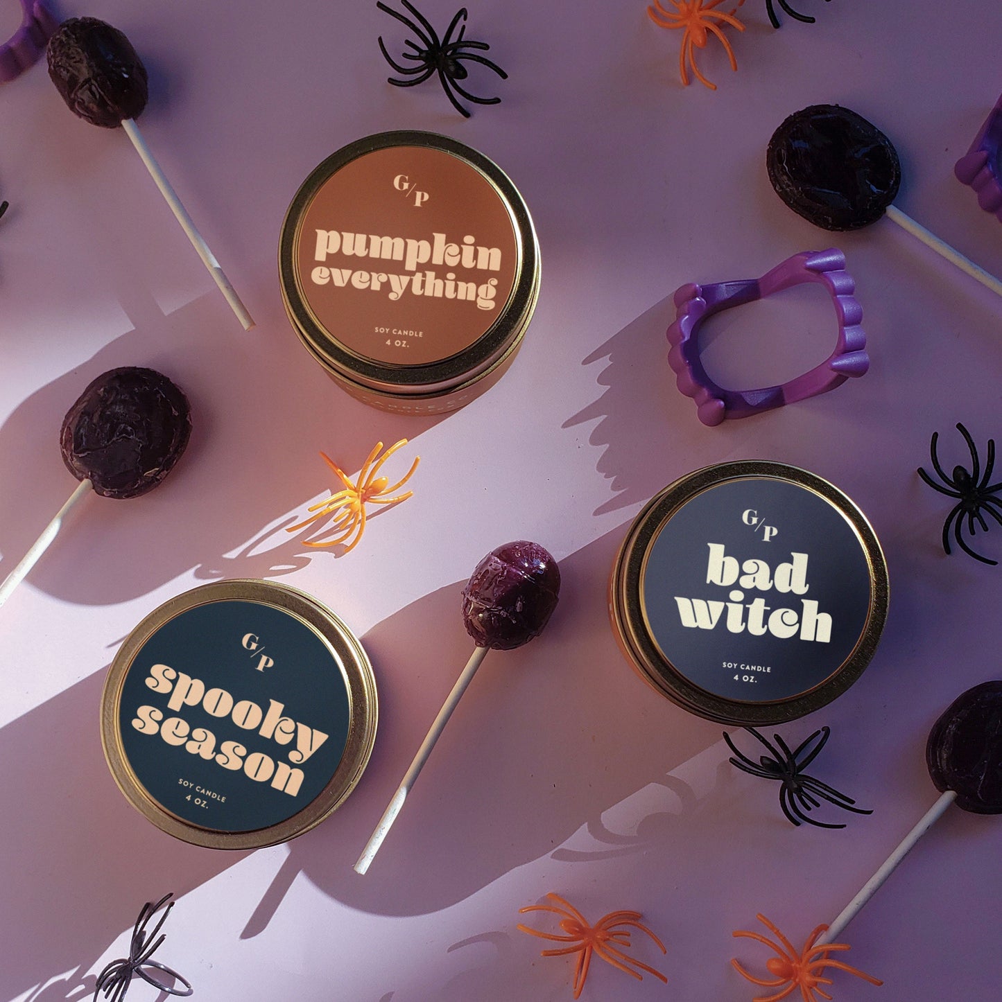 Pumpkin Everything 4 oz. Just Because Candle Tin