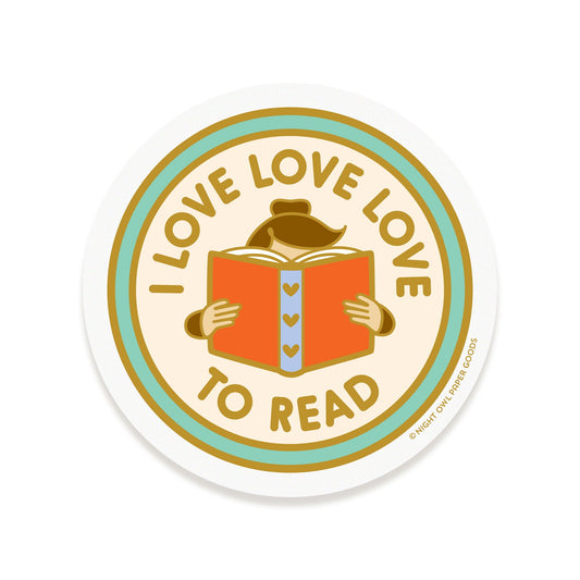 Love to Read Vinyl Sticker