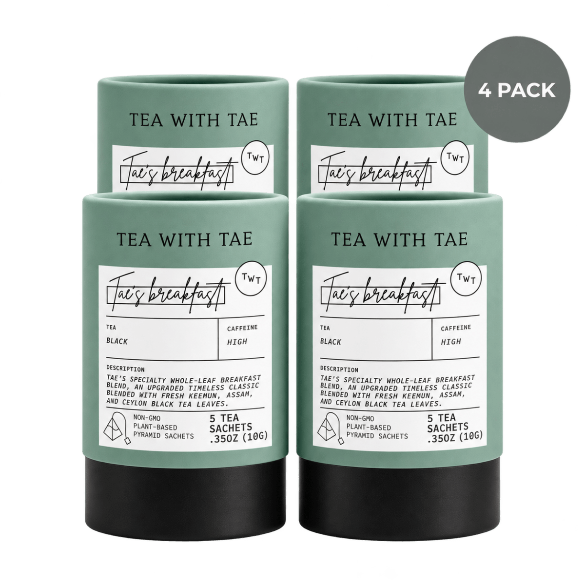 Tae's Breakfast Mini Tea Tube (5 tea bags)