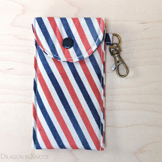 Par Avion Tall Lip Gloss Pouch Keychain
