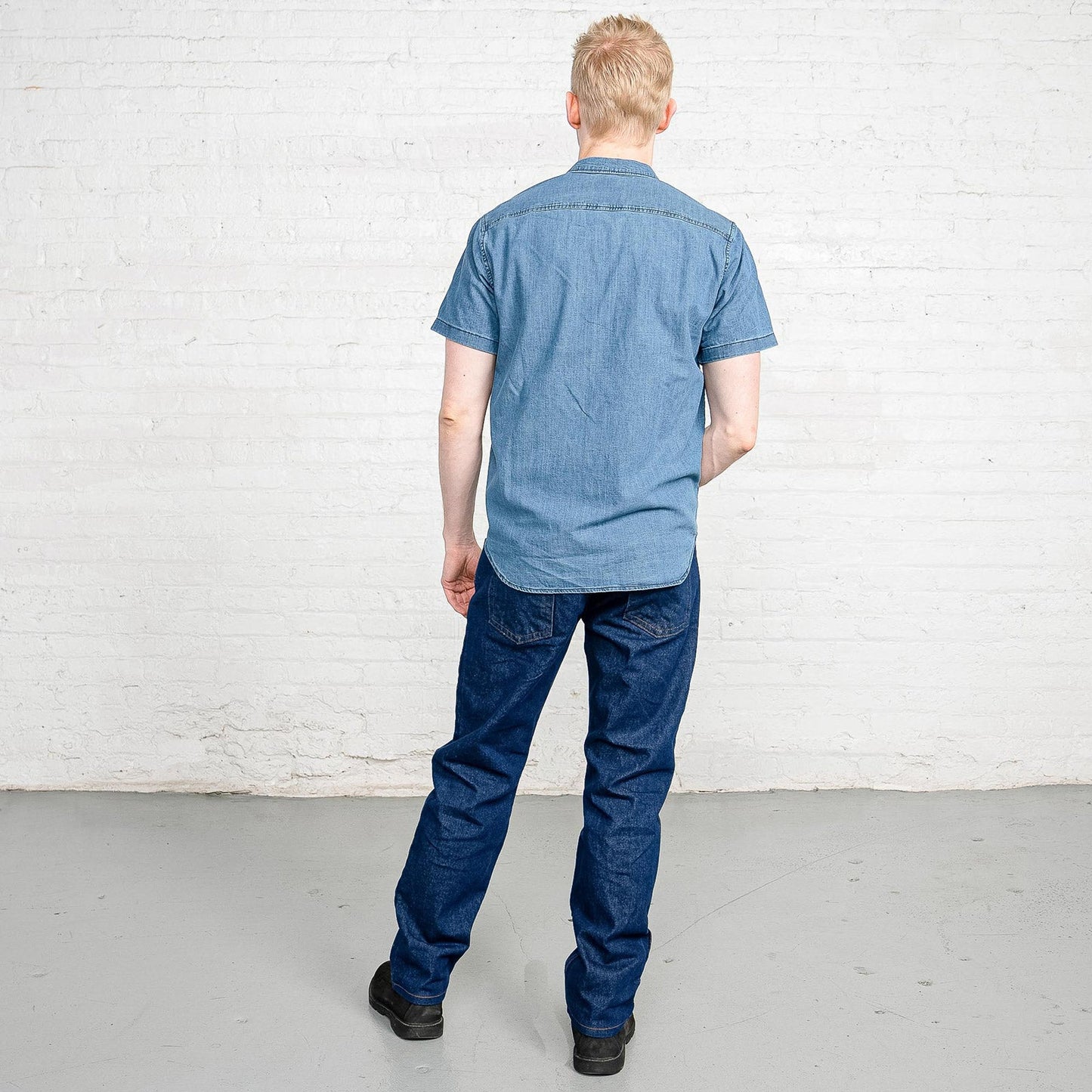 100% Cotton Tailored Fit Dark Wash