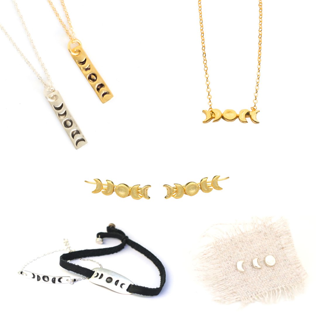 Tiny Mantra - Moon Phase choker