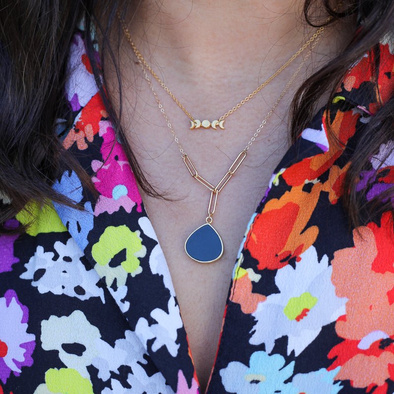 Tiny Mantra - Moon Phase choker