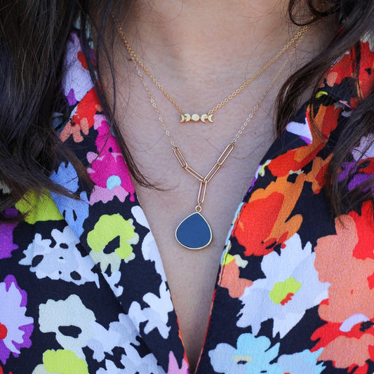 Tiny Mantra - Moon Phase choker
