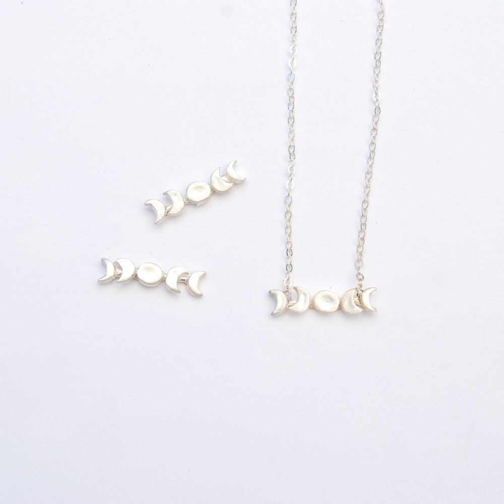Tiny Mantra - Moon Phase choker