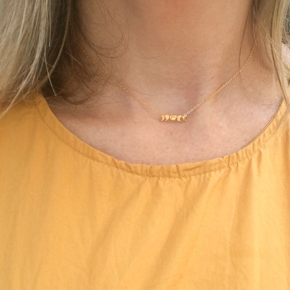 Tiny Mantra - Moon Phase choker