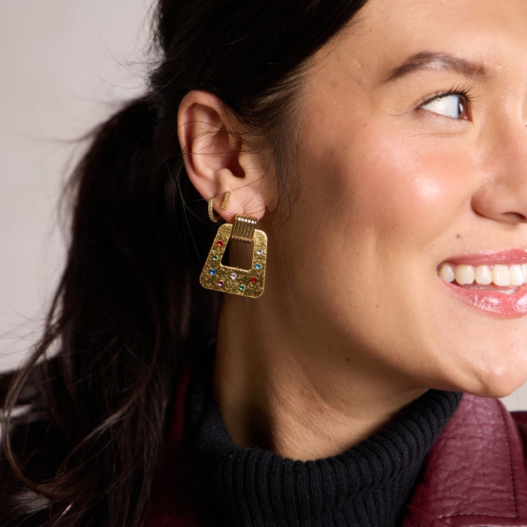 Vintage Gold Jeweled Avery