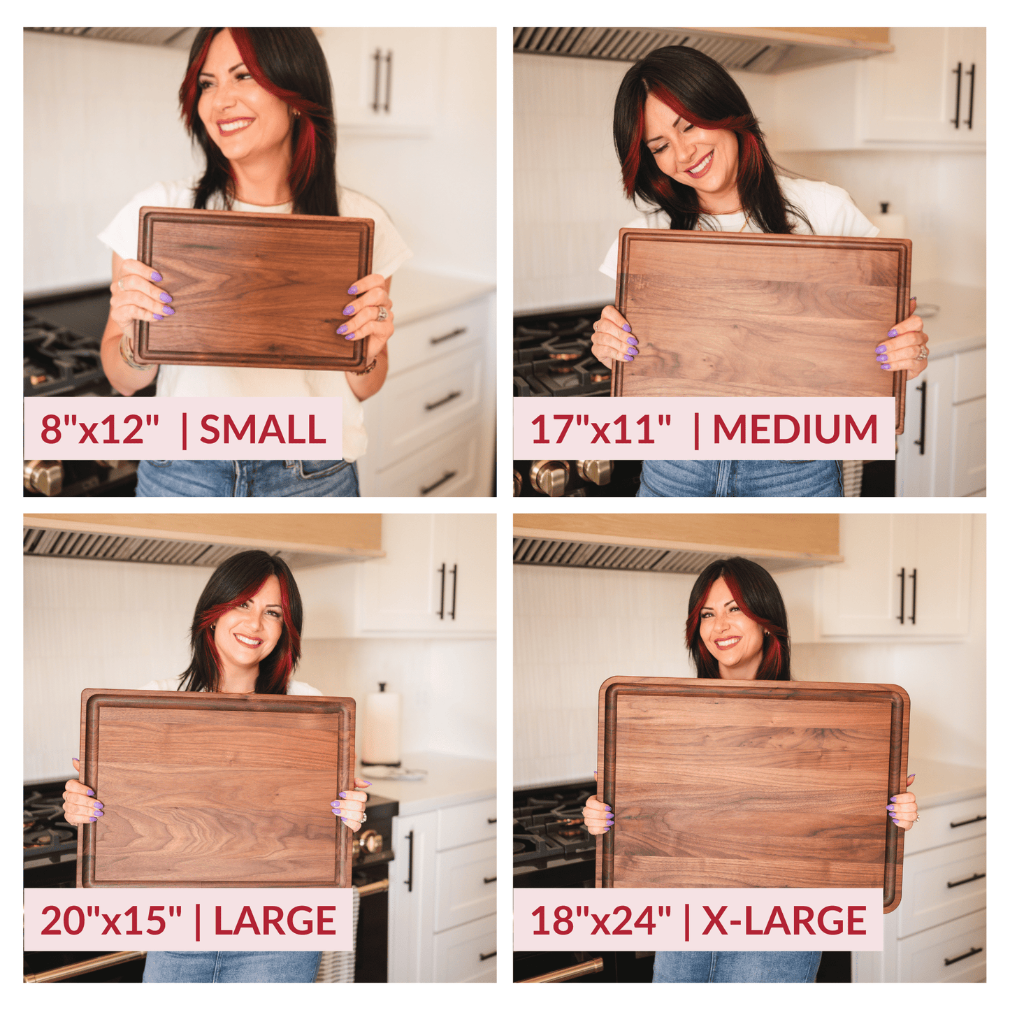 Large Walnut Wood Cutting Board