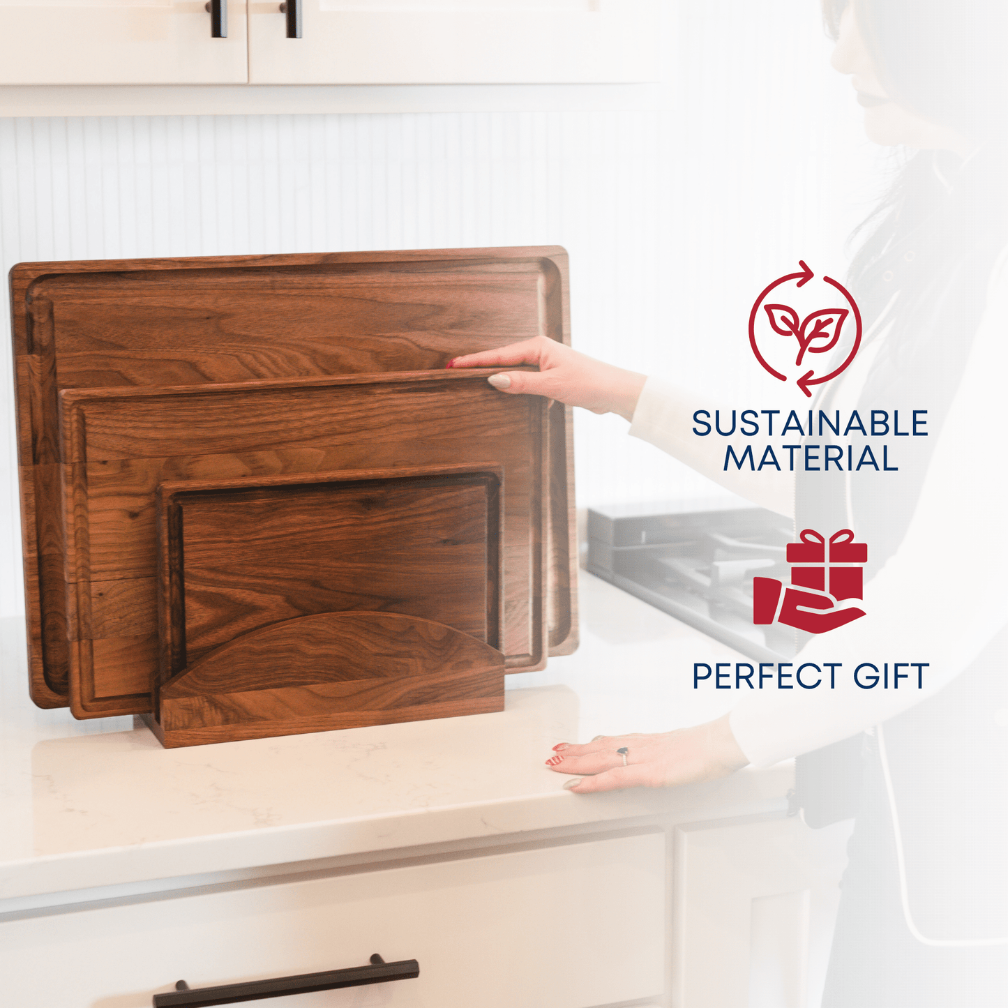 Extra Large Walnut Wood Cutting Board