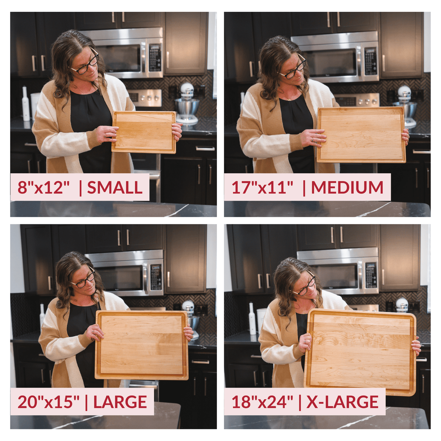 Medium Maple Wood Cutting Board