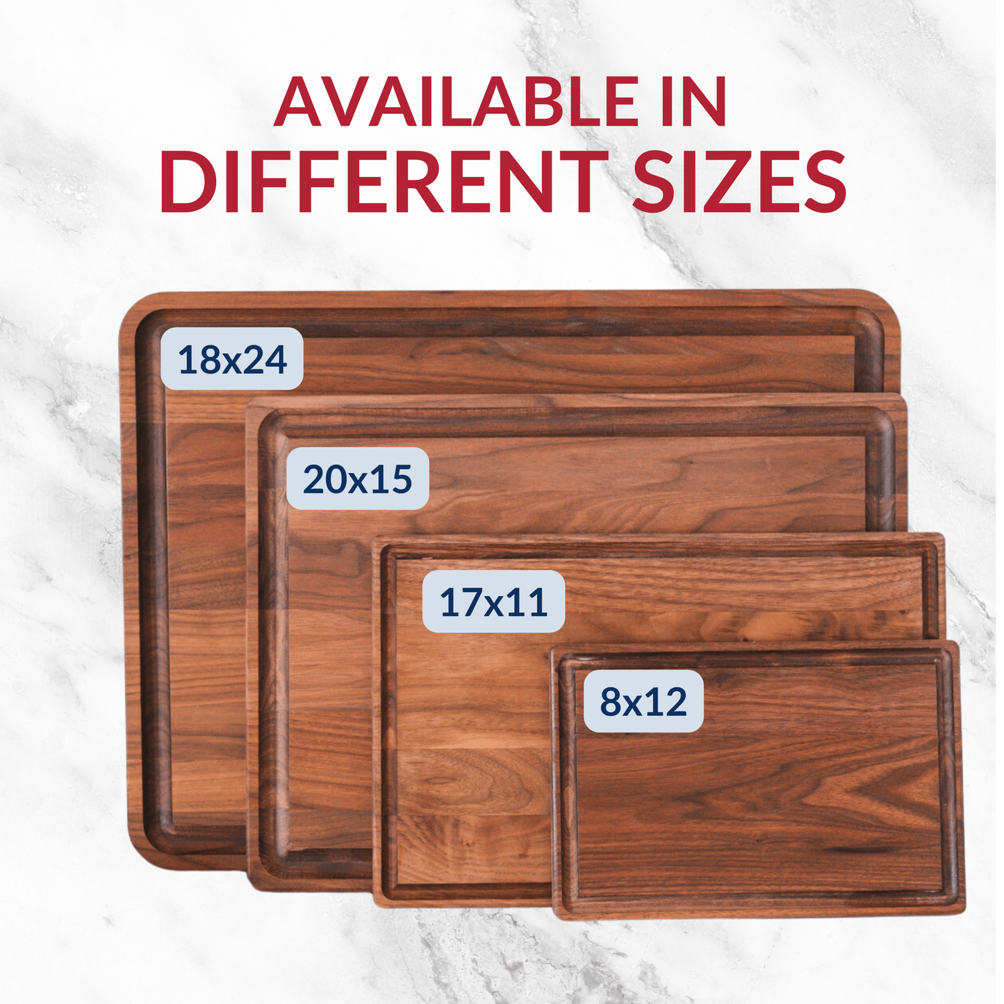 Small Walnut Wood Cutting Board