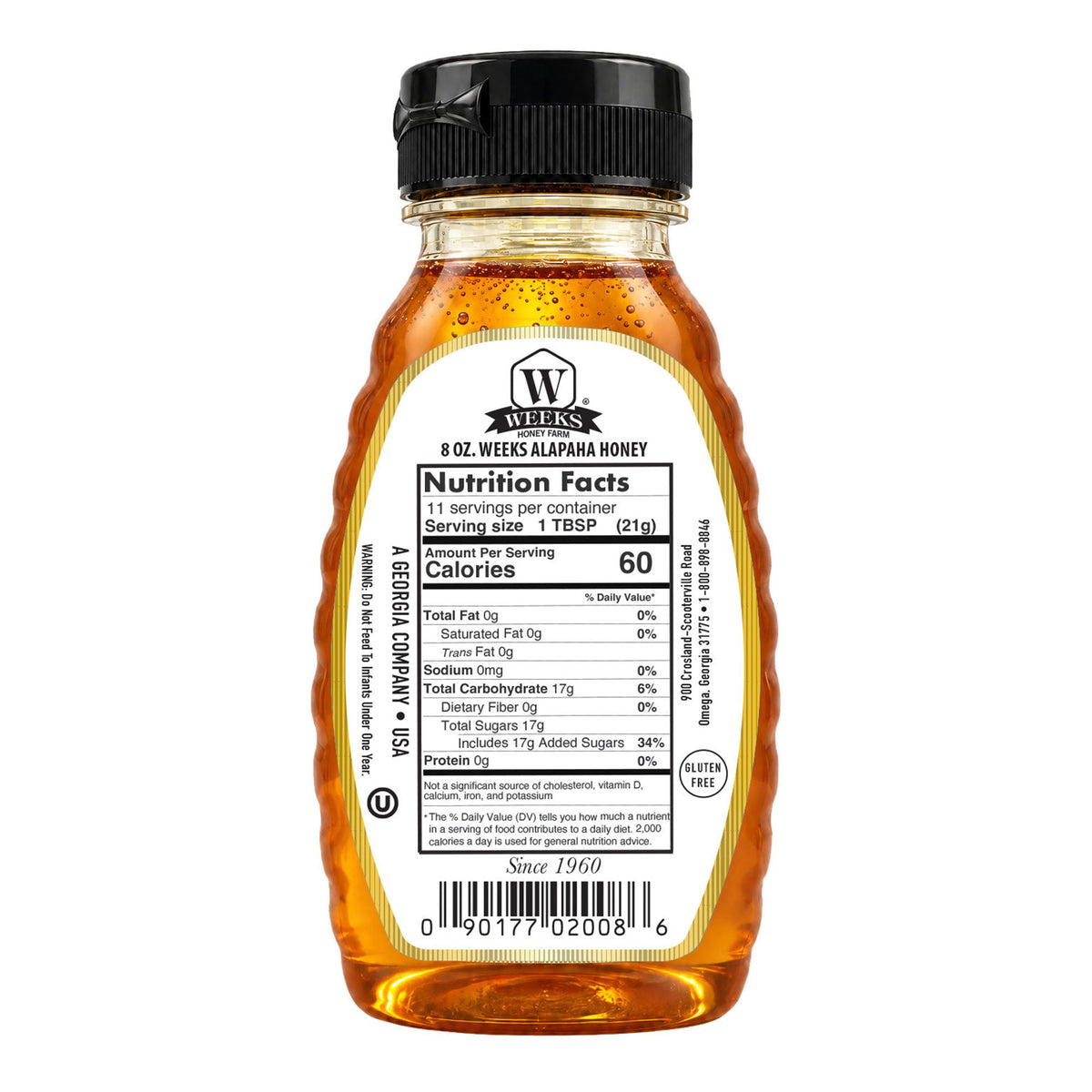 Premium Raw Alapaha Honey – Unfiltered Wildflower Blend from South | Weeks Honey Farm