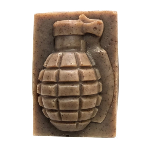 Whiskey & Bad Decisions Natural Grenade Soap (Spice, Vanilla)