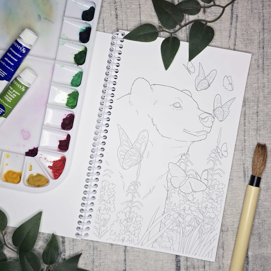 Wild Alaska Art Coloring Book