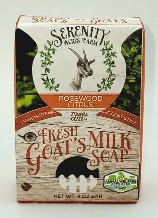 Rosewood Citrus Goat Milk Soap | Bright & Botanical – Serenity Acres Farm™
